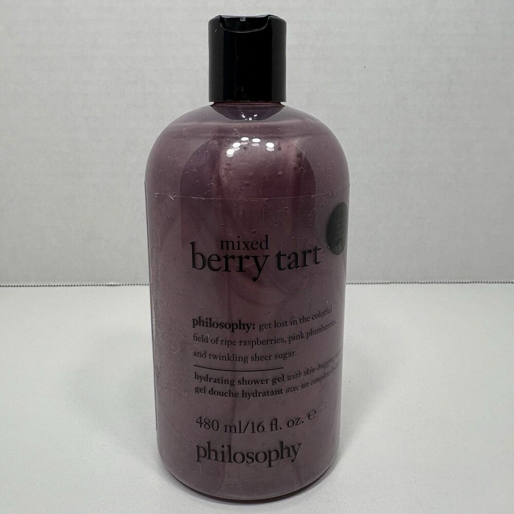 Philosophy Mixed Berry Tart Hydrating Shower Gel 16 fl. oz.  NEW